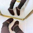 REAL LEATHER PANTOFFEL 2521 - BROWN