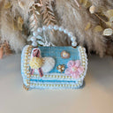 TWEET CHARM BAG E-1 - BLUE