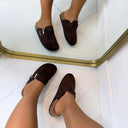 LAYLA SUEDINE INSTAPPER L-51 - BROWN