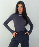 UNIQUE THE LABEL ROBYN LONGSLEEVE DEEP DARK NAVY