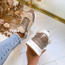 LIU JO STARDUST 01 SNEAKER BF6029/TX554 - HAVANA/MILK