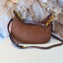 LIU JO RIDHI CROSS OVER BAG AF6207/T706A - TABACCO