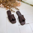 **LAATSTE MAAT 36** LOLA BASIC SLIPPER JS672 - COFFEE