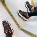 GUESS CHOCO SNEAKERS FLFBRTPEL12
