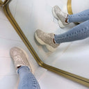 SPARKLY SNEAKER LS6008 - BEIGE