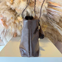 STEVE MADDEN BDELPHIN BAG 2663 - CHOCO/GOLD