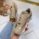 *SALE* STEVE MADDEN SETBACK-R SNEAKER 6045 - GOLD