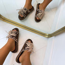 INDIAN FRINGE SLIPPER 5288