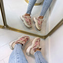 NOVI SNEAKER AA12-YD1276-1 - PINK/KHAKI