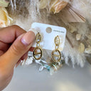 CHAIN EARRING EH1123 - GOLD