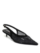 SPARKLY HEEL 9869 - BLACK