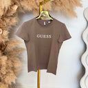GUESS NEW CARRIE SS T-SHIRT O5RI01KBBU1 - A14P TAUPE