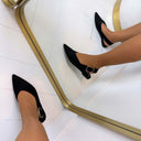 MOCASSIN À FRANGES DES8508 - NOIR