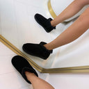 REAL LEATHER UGIE BOOT 2520 - BLACK