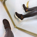 SPARKLY SNEAKER LS6008 - BROWN