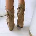VEGAS SUEDINE STIEFEL DES8076 - KHAKI/SUE
