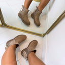 BOW BOOT M-814 - TAUPE