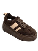STRIPE PLATEAU SNEAKER 9156 - BROWN