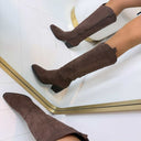 SUEDINE COWBOY LAARS T-272