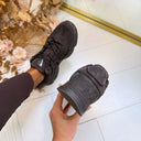 GUESS SUEDINE SNEAKER FLFCOLSUE12 - BROWN