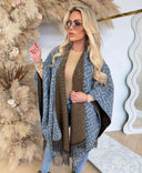 LIU JO LOGO CLOACK/PONCHO 2F6039-T2742 - DENIM