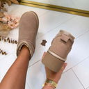 LEATHER UGIE BOOT 6391 - BEIGE