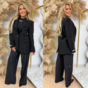 UNIQUE THE LABEL NOVEE BLAZER DEEP BLACK