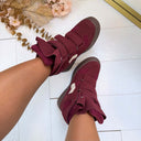 ISA WEDGE BOOT 26012 - WINE
