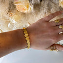 NINA HEART BRACELET SZ0049 - GOLD