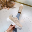 GLAMOUR SNEAKER LX-352 - BEIGE