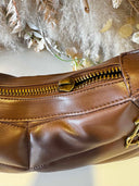 *DEFECT* STEVE MADDEN BGAL BAG 0886 - CHOCOLATE