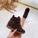 NEW WEDGE BOOT 7108* - BROWN