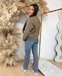 GUESS AZHA SHERPA BOMBER V6YL08W3267 - G1AQ TAUPE
