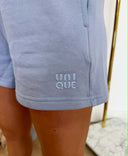 UNIQUE THE LABEL PEGGY SHORT - VINTAGE BLUE