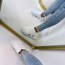 NIKKI SNEAKER F-1007 - WEISS