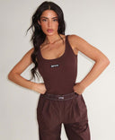 UNIQUE THE LABEL JILL BODYSUIT - CACAO