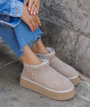 LEATHER UGIE BOOT 6391 - BEIGE