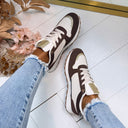 *SALE* ZIP SNEAKER BO-908 - BROWN
