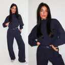 UNIQUE THE LABEL GIGI JACKET DEEP DARK NAVY