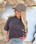 GUESS AZHA SHERPA BASEBALL CAP V6YZ06W3269 -G1AQ DARKTAUPE