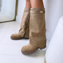 VEGAS SUEDINE STIEFEL DES8076 - KHAKI/SUE
