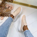 GLAMOUR SNEAKER LX-352 - BEIGE