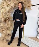 GUESS SOFIA ROUND NECK SWEATER O5RQ03KC031 - BLACK