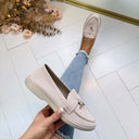 LIVA SCHLUPFSCHUH DES8015 - BEIGE/SUE