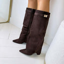 SUEDINE LOCK STIEFEL 9501A - BROWN