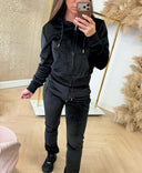 RD SIGNATURE ROMI SAMT JACKET - BLACK