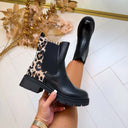 LEO BOOT LH219 - CAMEL/LEOPARD