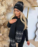 GUESS LILY 4G JACQUEARD BEANIE V6BZ09Z1747 - JBLK