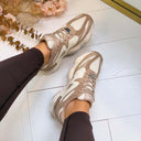 STEVE MADDEN SNEAKER SPEEDER 2447 - BONE/TAUPE