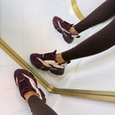 STEVE MADDEN POSSESSION-E SNEAKER 0033 - WINE/PINK